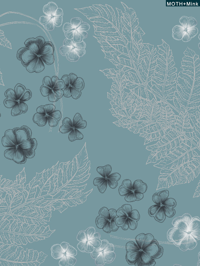 Bed of Ferns - Misted Green