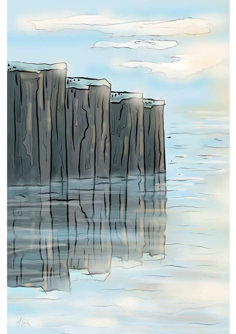 Cliffs, Fine Art Print