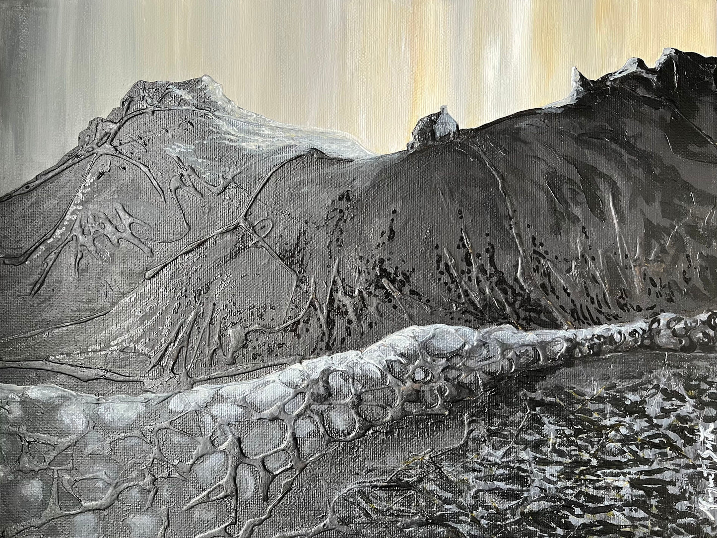 North Side, Original Painting on Canvas