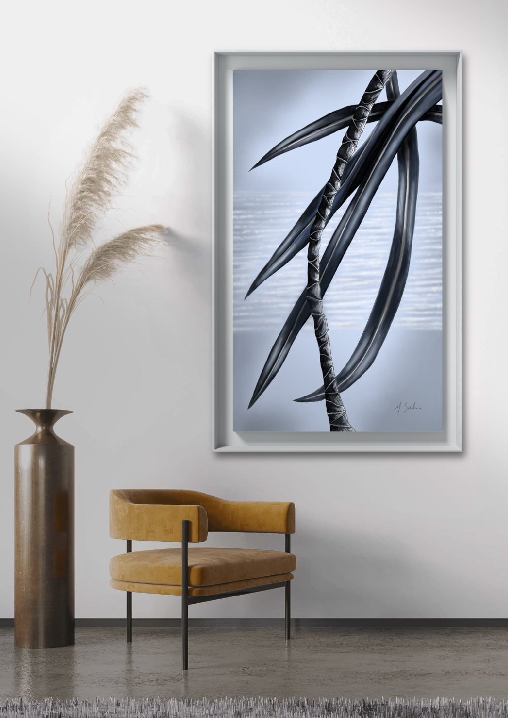 A Palm Between Storms, Fine Art Print