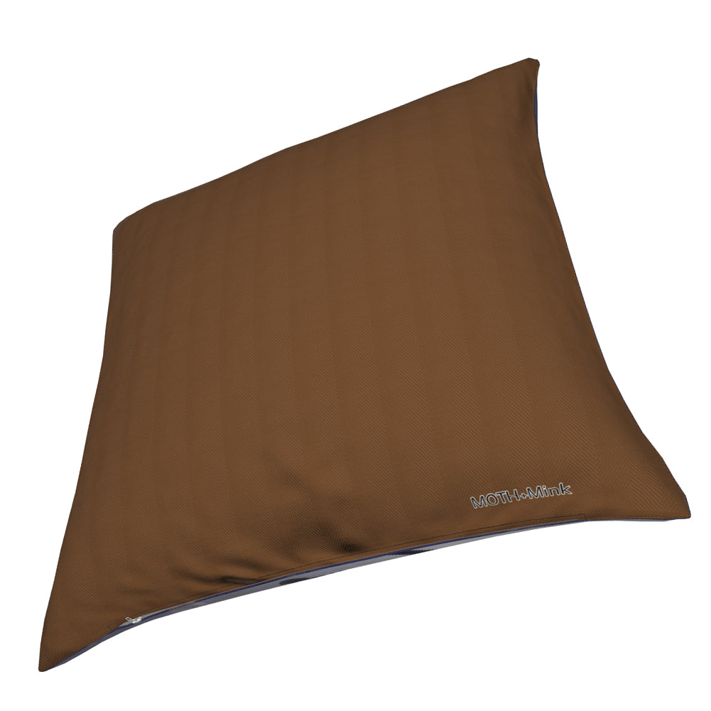 Tribe, Purple and Gold, Feather Filled Cushion.
