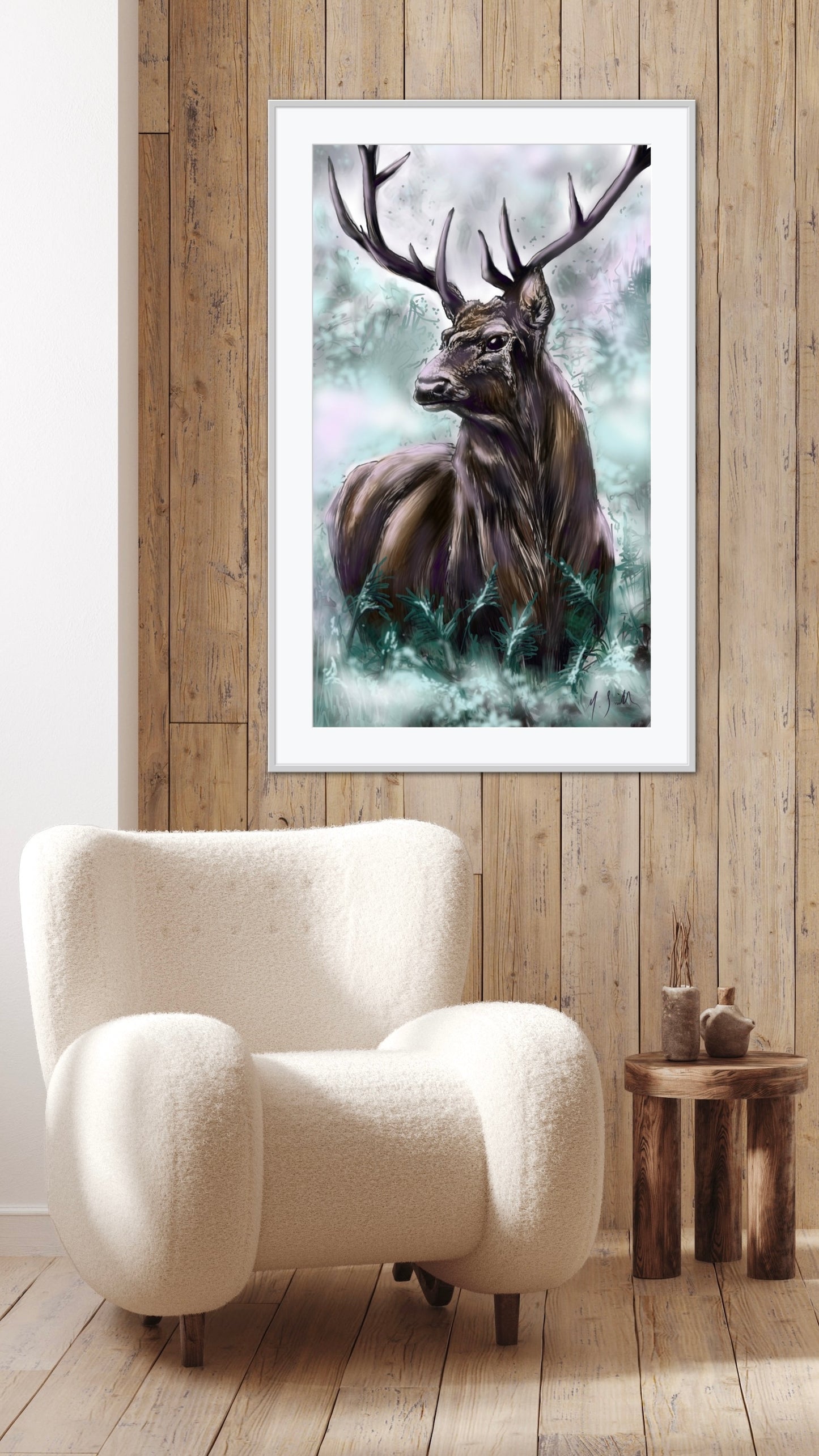 The Wintering Of The Stag, Limited Edition Fine Art Print
