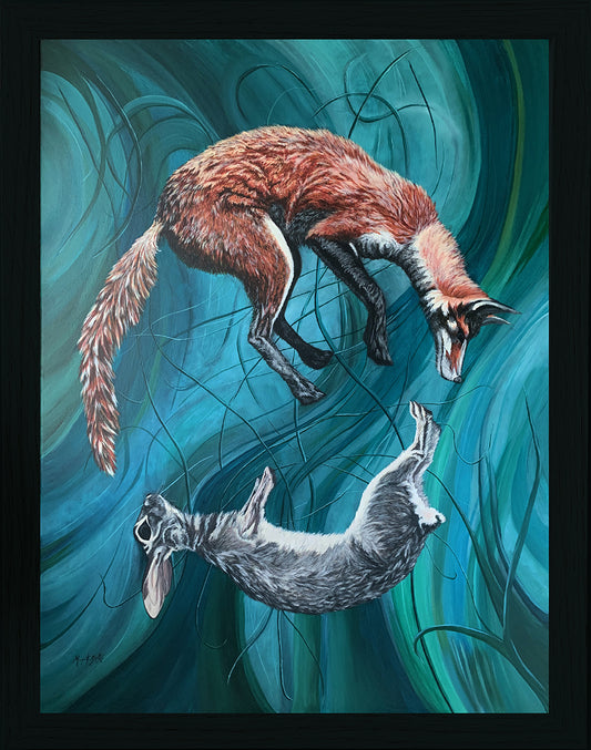 Tentative Truce,  Original Acrylic Painting on Canvas