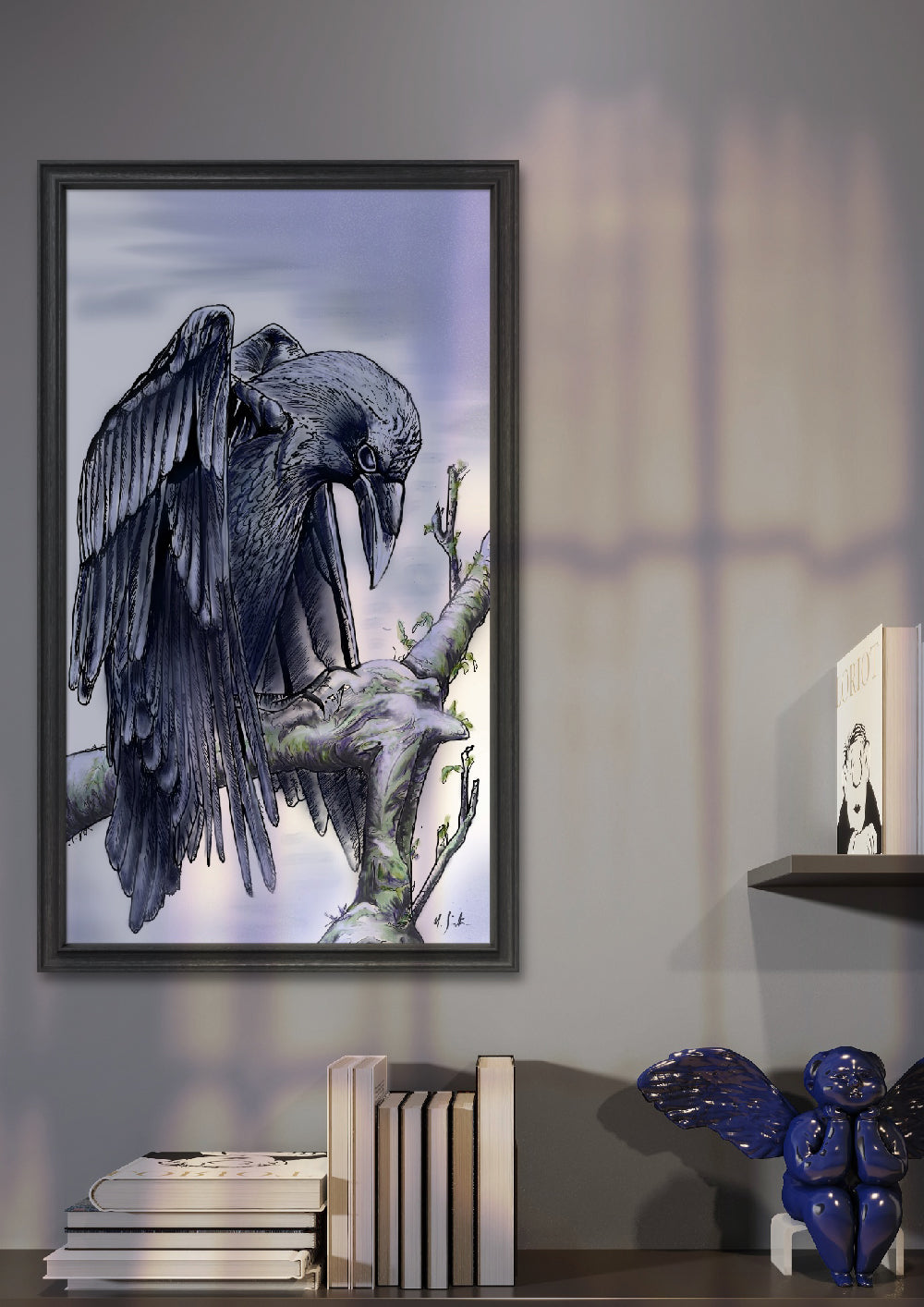 The Raven,  Fine Art Print